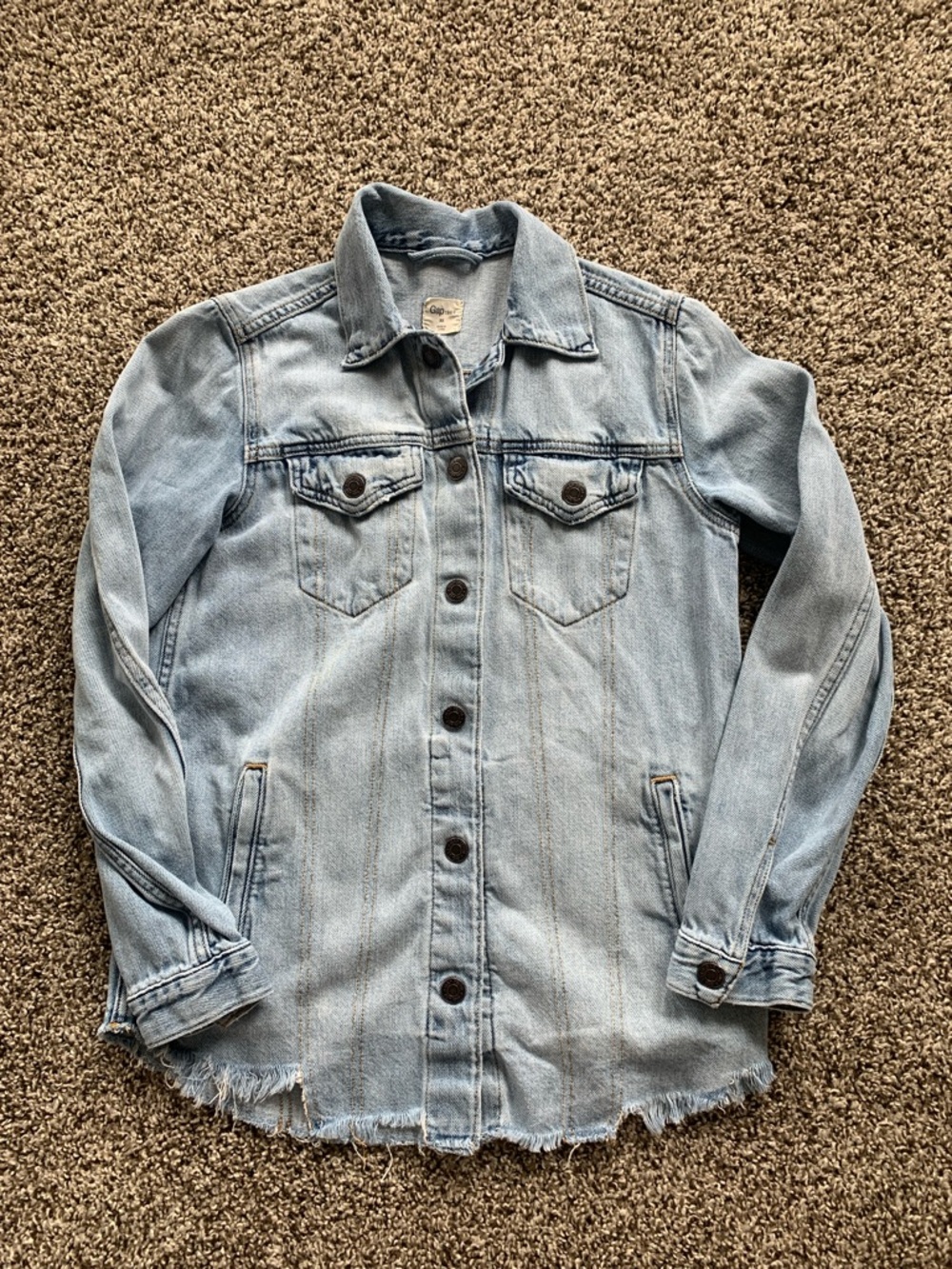 GAP Light Blue Denim Jacket Shirt
